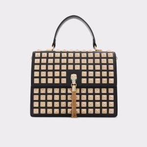 Bolso Clutch Aldo Grandsnake Top Handle Negros | 20IZGUOHC