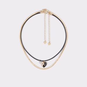 Collar Aldo Elbaedar Negros Dorados Multicolor | 21IOSLJZG