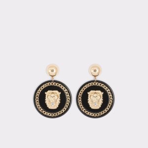 Pendientes Aldo Glibeth Pendant Negros Dorados Multicolor | 28FTSAQHM