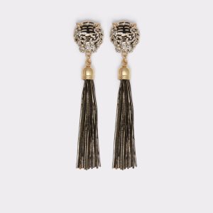 Pendientes Aldo Istokpoga Chandelier Negros Dorados Multicolor | 93JBZWGHU