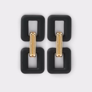 Pendientes Aldo Nalah Negros Dorados Multicolor | 03BLOWGMS