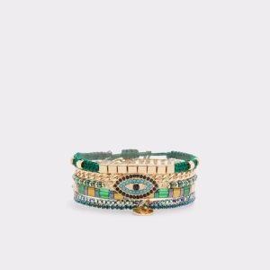 Pulsera Aldo Follington Verdes Oscuro | 03YLSGUZJ