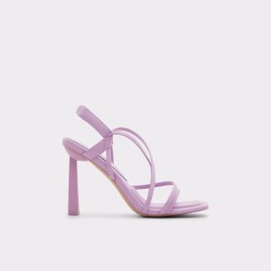 Sandalias Aldo Amilia Tiras Tacón Sandal Morados Claro | 01XUPMNKV
