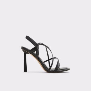 Sandalias Aldo Amilia Tiras Tacón Sandal Negros | 13STVMQWX