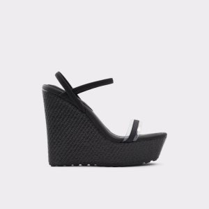 Sandalias Aldo Bodish Wedge Sandal - Wedge Negros | 03MSVJZEI