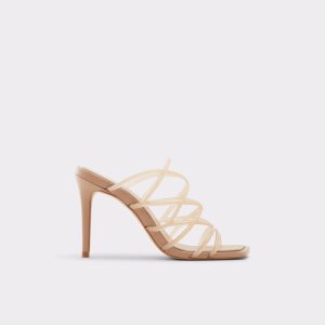 Sandalias Aldo Brigette Tiras Tacón Sandal - Stiletto Beige | 40SWECRZL