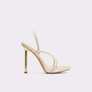 Sandalias Aldo Dorah Sling Back Tacón Sandal Dorados | 04LFOWJGU
