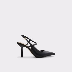 Tacones Aldo Brunette Tiras Tacón Negros | 39ZDQSXKM