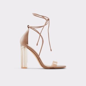 Tacones Aldo Onardonia Tiras Tacón Sandal Beige | 64BXGQZVU