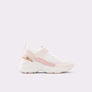 Tenis Aldo Azuria Wedge - Jogger Sole Rosas Claro | 90QMXWZUS