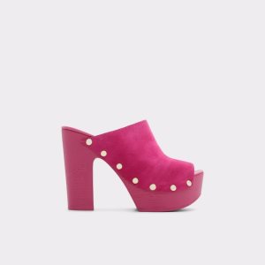 Zapatos Plataforma Aldo Drenania Tacón Mule - Plateforme Rosas | 86RMKTCAY