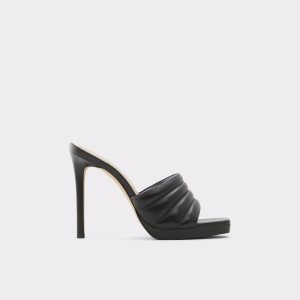 Zapatos Plataforma Aldo Gennia Tacón Mule - Stiletto Negros | 62VRUKWQX