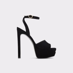 Zapatos Plataforma Aldo Koresean Tacón Sandal - Stiletto Negros | 47VDUYMKL
