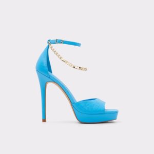 Zapatos Plataforma Aldo Prisilla Tacón Sandal - Stiletto Azules Claro | 26MKSDCAH
