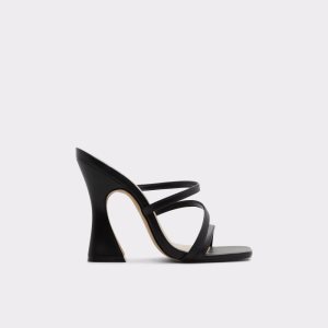 Zapatos Tacon Bloque Aldo Hugar Tacón Mule Negros | 58YAGQZNW