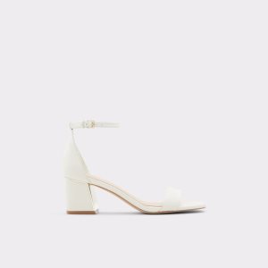Zapatos Tacon Bloque Aldo Kedeaviel High Sandal Blancos | 61UZPCRML