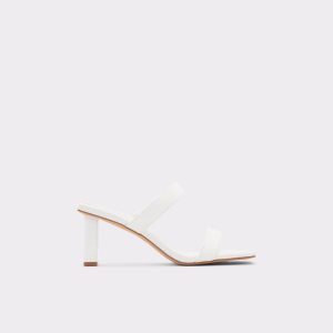 Zapatos Tacon Bloque Aldo Ranalassi Tacón Mule - Cup Sole Blancos | 42GUMNTAK