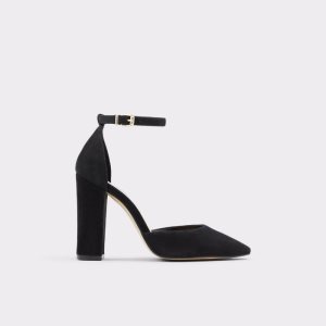 Zapatos Tacon Bloque Aldo Susan Tiras Tacón Negros | 51PVSYMFI